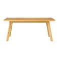 thumbnail image 6 of Alaterre Furniture Shelburne 73in. Dining Table 2-Piece Set, Natural, 6 of 13