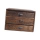 thumbnail image 2 of Caja de almacenamiento de escritorio con cajones, caja de madera para guardar joyas, organizador decorativo, caja de cosméticos para dormitorio, colla, 2 of 9