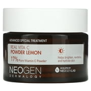 DERMALOGY by NEOGENLAB Vita C Powder Lemon 0.70 oz (20g) - Mix to Boost other Facial Skin Care - Brightening & Radiance Boosting Vitamin C Powder for Skin with 17% Ascorbic Acid - Korean Skin Care