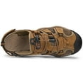 thumbnail image 2 of Mens Outdoor Hiking Sandals Closed Toe Waterproof Fisherman Walking Water Sandals Lightweight Athletic Shoes Easy Wearing Adjustable Protection, 2 of 5