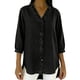 thumbnail image 1 of Tops de Verano de Mujer con Mangas Casual Faux Denim Cuello en V Ruffled Tres Cuartos de Manga Blusa, Ligero Y Cómodo para el Uso Diario, 1 of 5
