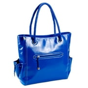 George - Faux Leather Diaper Bag, in Royal