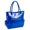 George - Faux Leather Diaper Bag, in Royal