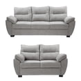 thumbnail image 1 of Sala 3-2 TRINITY Venecia 2 piezas ( Sofá, Love Seat ) Gris Nickel, 1 of 8