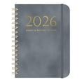 thumbnail image 2 of 2025 Schedule Book A5 Coil Notebook | Leather Strap Planner with Self-Discipline Goal Card | Portable Daily Organizer for Students Professionals | Customizable Printed Diary, 2 of 5