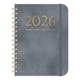 thumbnail image 2 of Libreta de planificación A5, cuaderno de espiral, correa de cuero, tarjeta de autodisciplina impresa, cubierta resistente, diseño portátil, ideal para la oficina, planificación de horarios,, 2 of 8