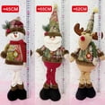 thumbnail image 3 of Standing Figurine Toys Xmas Santa Claus Snowman Reindeer Figure Plush Dolls Christmas Decorations Ornaments Home Indoor Table Ornament, 3 of 8