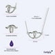 thumbnail image 5 of Collares para Mujer de Corazón Doble LuckyLy Acero Inoxidable Baño Oro Rosa 14k Oro 14k o Plata Cadena y Dije Modelo Elsie Oro Rosa plateado Unitalla, 5 of 6