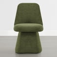 thumbnail image 5 of CHITA Upholstered Swivel Dining Chair for Dining Room & Kitchen, Set of 2, Moss Green Fabric, 5 of 9