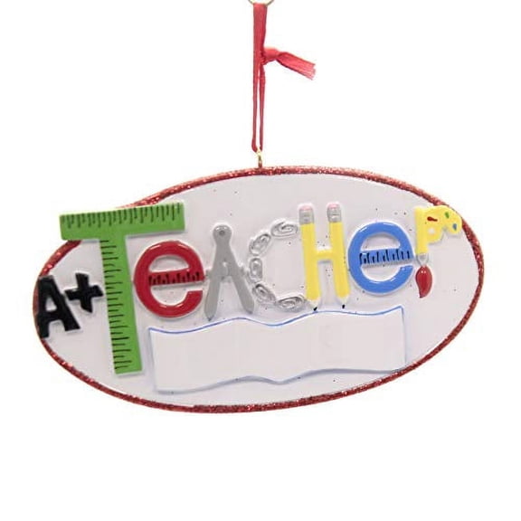 A  Teacher Christmas Tree Hanging Ornament Teaching Holiday Decoration New