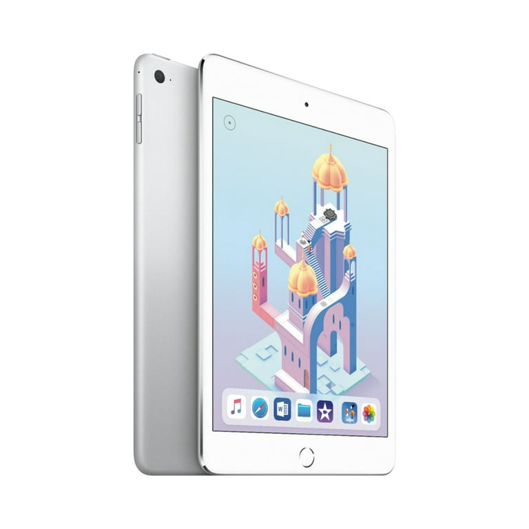 Open Box | Apple iPad Mini 4 | 7.9-inch Retina Display | 32GB | Latest OS,  Wi-Fi Only, Bundle: Case, Pre-Installed Tempered Glass, Bluetooth Headset, 