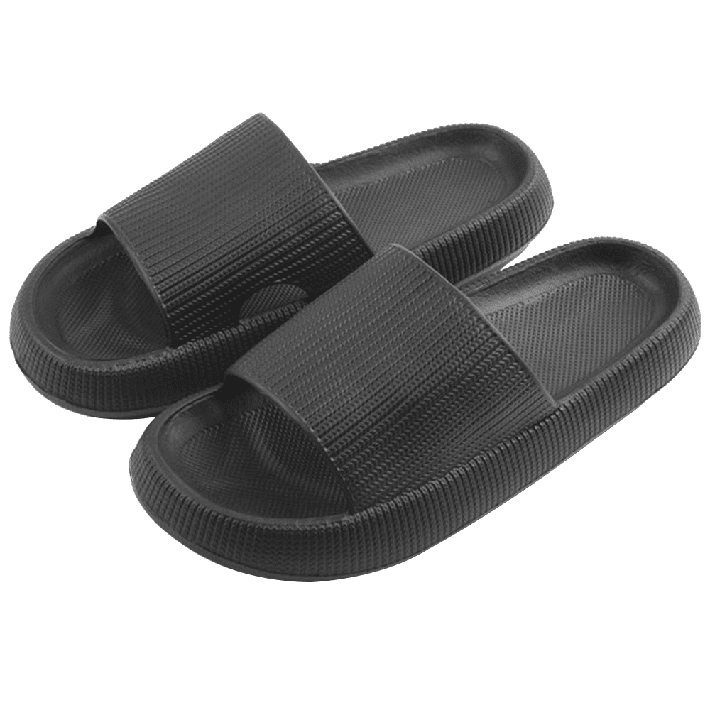Somdot Slides Sandals for Women and Men Pillow Slippers Unisex Bathroom ...