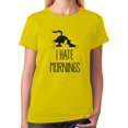 thumbnail image 1 of Tstars Womens Cat Lovers Shirt Cute Cat Cute Cat Shirt for Teen Girls and Women I Hate Mornings Lazy Funny Humor Pet Animal Lovers Shirt Gift Cat Clothing Gifts for Her Graphic Tee, 1 of 6
