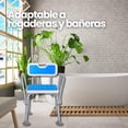 thumbnail image 4 of Medpath Silla de Ducha para Adulto Mayor Banco de Baño Ajustable de Aluminio Soporta hasta 150 kg Color Blanco, 4 of 7
