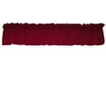 thumbnail image 3 of Solid Poplin Window Valance 58" Wide Cranberry Red, 3 of 3