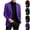 Purple, variant on Men Summer Lightweight Suit Jacket Casual Long Sleeve Office Blazer Notched Lapel Formal Business Casual Sport Coat