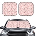 thumbnail image 2 of Fotbe Easter Rabbit 2-Piece Car Windshield Sun Shade | Sun Blocker for Car Windshield | Foldable Automotive Interior Accessories for Sun Protection-Medium, 2 of 7