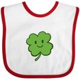 thumbnail image 3 of Inktastic Cutest Clover in the Patch Boys or Girls Baby Bib, 3 of 4