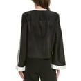 thumbnail image 2 of Vince Camuto womens  Tie-Front Blouse, xs, Black, 2 of 3