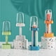 thumbnail image 1 of Juego para portacepillos de dientes – Vaso de plástico ABS para enjuague bucal, organizador de cepillo de dientes, diseño de desagüe invertible, resistente a altas temperaturas, sin olores, paquete, 1 of 5
