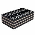 thumbnail image 4 of Silverman & Co. Double 9 Large Black Domino Set - Purple Case, 4 of 7