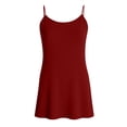 thumbnail image 3 of Sakmal Moo Moos for Women Nightgown Sleeveless Sleep Tank Solid Crew Neck Cute Ladies Nightgown XL, 3 of 6