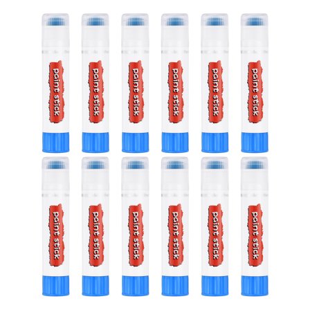 Uxcell Oil Pastels for Artists,12pcs Pastel Crayons Solid Paint Sticks Art Supplies Navy Blue(16x80mm)