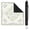 White, variant on Dark Blue Mahjong Table Cover 31.5 x 31.5 Inches Noise Reduction Anti Slip Game Mat Comes with Black Carrying Bag for Board Card Games
