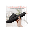 thumbnail image 3 of Sandalias Chanclas Fondo Grueso de Baño UNISEX NEGRO #24, 3 of 4