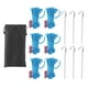 thumbnail image 2 of Kit de cuerdas tensoras para carpas con clavos de tierra y tensor para exteriores Azul, 2 of 9