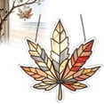 thumbnail image 2 of Fall Window Suncatcher, Stained Glass Style Acrylic Maple Leaf Hanging Ornament, Harvest Seasonal Wall, Porch & Balcony Home Decor, 2 of 7