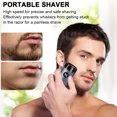 thumbnail image 2 of Herramienta Afeitado Eléctrico Afeitadora Barba Facial Maquinilla Afeitar Eléctrica Portátil para Hombres Y Mujeres, 2 of 9