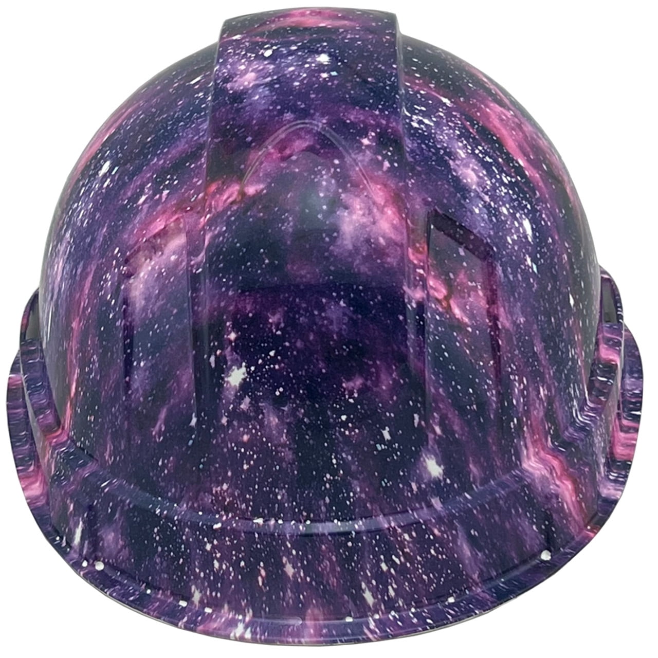 Galaxy Design Hydro Dipped Hard Hats Cap Style Design with 4 Pt Suspension