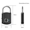 thumbnail image 2 of HEALEEP Waterproof Fingerprint Padlock Smart Design Lock for Electricity Meter Box 1Pcs 7.8X4in Black, 2 of 8