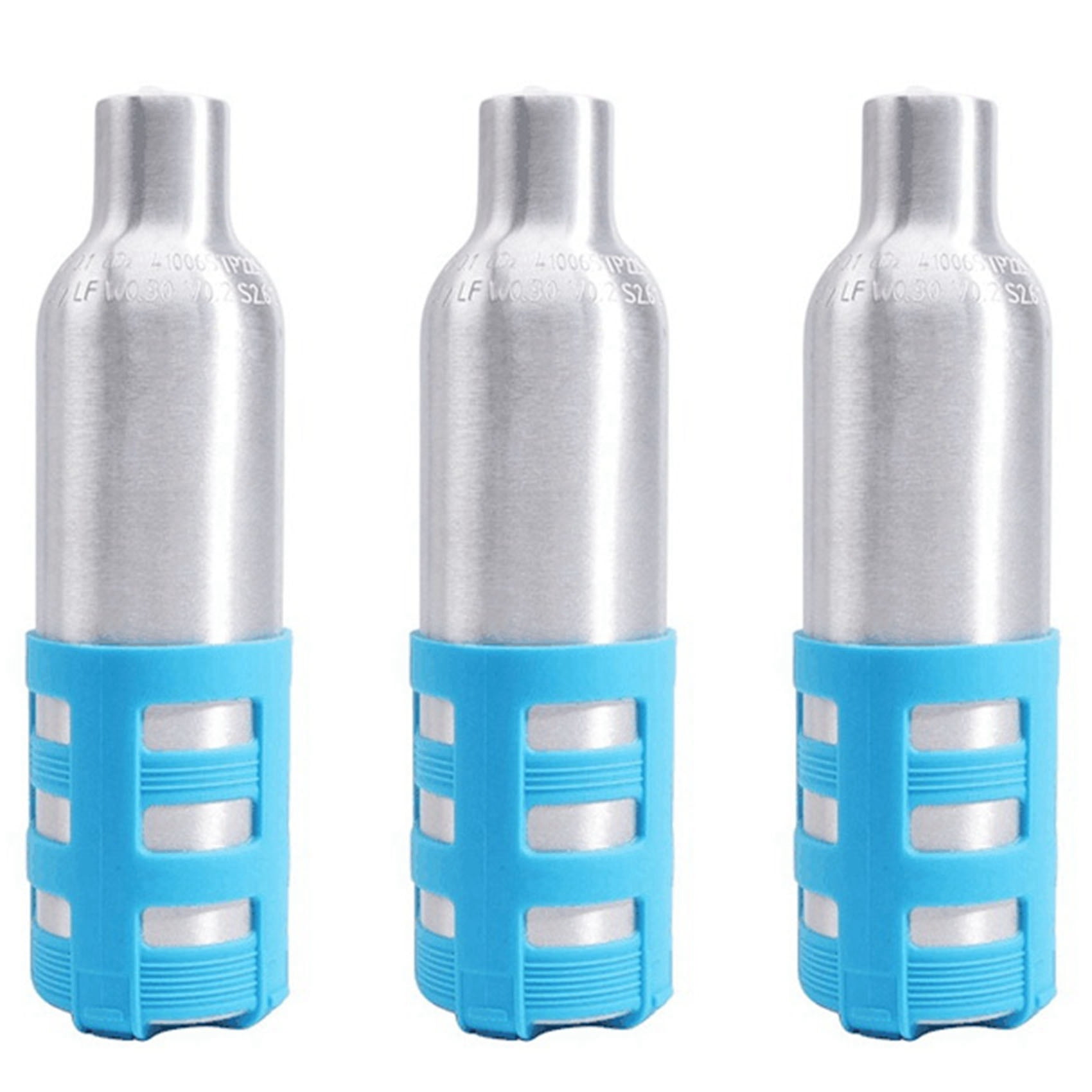 3X 0.2L Black Soda Maker Refillable Soda Bottle Spare Reusable CO2