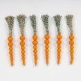 thumbnail image 1 of Rustic Spring Beaded Carrot Easter Decorations Hanging Wooden Beaded Carrots for Spring Tiered Tray Ornament, 1 of 6