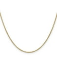 thumbnail image 2 of Primal Gold 14 Karat Yellow Gold 1.4mm Cable Chain, 2 of 4