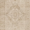 thumbnail image 4 of SAFAVIEH Noble Jaron Floral Bordered Runner Rug, Light Beige/Cream, 2'2" x 8', 4 of 5