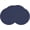 Navy Blue, variant on Knubmt Set of 4 Round Placemats 15" Woven Place Mats Washable Non Slip Table Mats for Dining Table