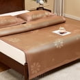 thumbnail image 3 of Summer Sleeping Mat, Foldabl Rattan Bed Mat Quick Cooling Topper Mat Double-Sided use for Home School Dormitory., 3 of 7