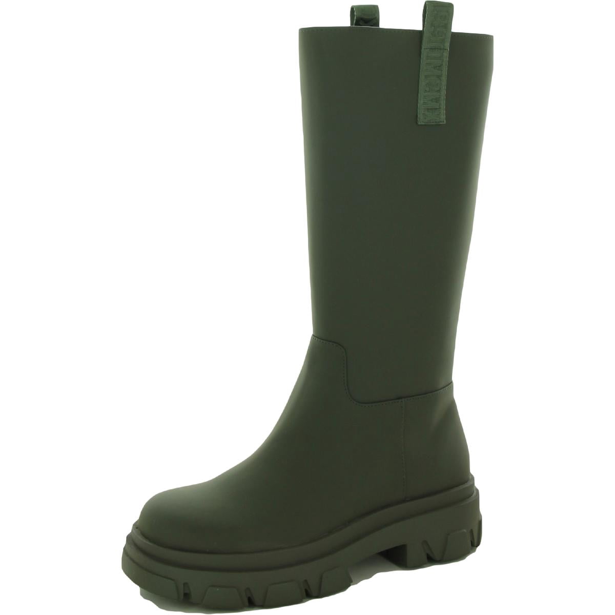 Steve Madden Lodge Womens Water Resistant Tall Knee-High Boots, Olive