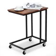 thumbnail image 2 of Patiojoy C-Shaped Beside Sofa Laptop Table Multiple Snack Table, 2 of 8