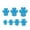 C, variant on Pet Supplies Dog Protectors Reusable Mud Booties Outdoor Walking Pet Foot Covers for Small Medium Large Dogs for All Seasons