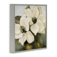 thumbnail image 4 of Stupell Industries Magnolia Blossom Duo Botanical & Floral Painting Gray Framed Art Print Wall Art, 17 x 17, 4 of 10