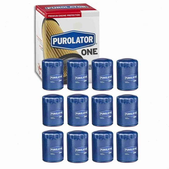 12 pc Purolator ONE PL22500 Engine Oil Filters for Oil Change Lubricant Filters Fits select: 2014-2023 CHEVROLET SILVERADO, 2011-2023 FORD F150