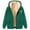 Green, variant on Homenesgenics Winter Jackets for Women Plus Size under $10.00 Women's Long Hoodies Tunic Winter Warm Fleece Lined Zip Up Hooded Sweatshirt Jacket Coat Black XL