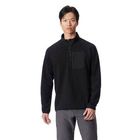 Bass & Co. Men's and Big Men's Waffle 1/4 Zip Pullover Fleece, Sizes S-XXXL