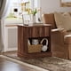 thumbnail image 5 of Yeshouse Mesita de noche acanalada, mesita de noche de madera natural con cajón, mesa auxiliar rústica y armario de almacenamiento para dormitorio o sala de estar, 5 of 7