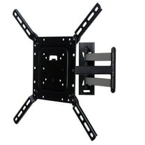 VideoSecu Articulating TV Wall Mount for 24-50 Toshiba Phillips Sansui LCD LED HDTV Bracket - Mounting Hole Patterns 400x400/200x200mm CB6