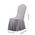 thumbnail image 2 of TaTaai 4Pcs Dining Room Chair Covers, Stretch Parsons Slipcovers with Skirt Super Fit Chair Seat Protector Cover for Dining Room, Hotel, Ceremony, 2 of 5